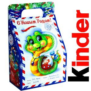 Детский подарок на Новый Год в жестяной упаковке весом 335 грамм по цене 1312 руб в Набережных Челнах